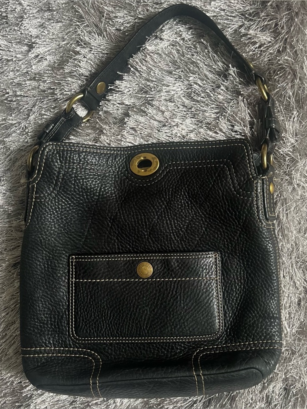 Coach Chelsea NS Pebbled Leather Bag - Picture 13 of 14